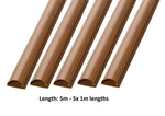 D-Line 16mm x 8mm Oak (Wood)Trunking And Joints Cable Management