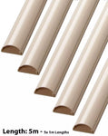 D-Line 30mm x 15mm Magnolia Mini Trunking And Joints Cable Management