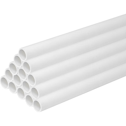 Marshall Tufflex 25mm Heavy Gauge Round Conduit White 3m - 15 Pack