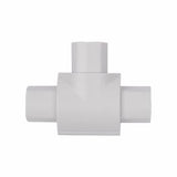 D-Line Equal Tee - 16 x 8mm - Smooth Fit - White Trunking Connector Cable Hide