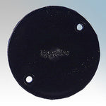 Marshall Tufflex Circular Conduit Box Lid Black