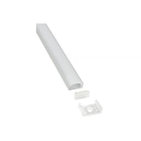 Aluminium Profile for Led Tape Installation Short Crown 18mm x 9mm x 1m Low Profile