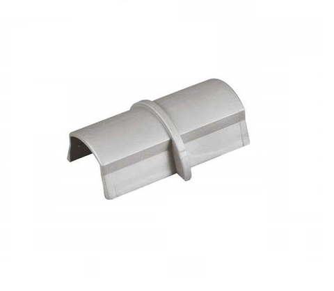 D-Line Coupler - 30 x 15mm Aluminium (Silver) Trunking Connector Cable Hide